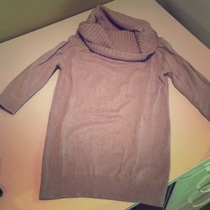 Express cottons sweater cowl neck small